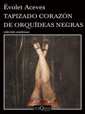 cover image of Tapizado corazón de orquídeas negras
